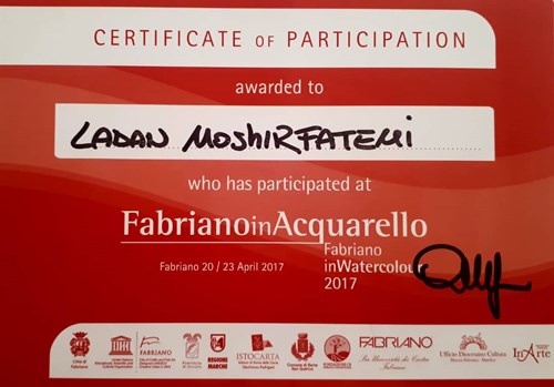 Fabriano in Acquarello (Certificate of Participation)